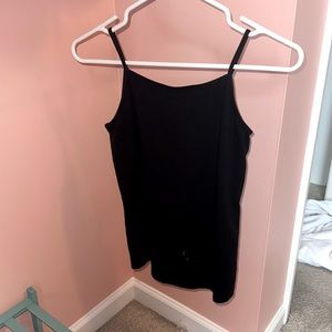 Black tank top (Only worn once)